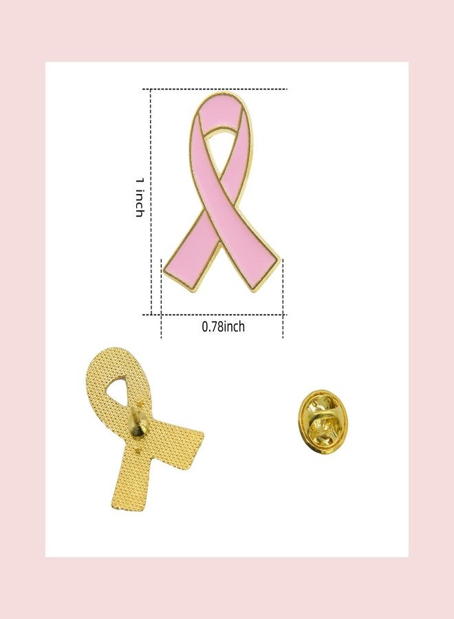 HAFOUXIGM Breast Cancer Awareness Hat for Woman with Pins, Breast Cancer Awareness Accessories, Pink Ribbon Embroidered Baseball Cap - Image 3